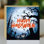 Happy Halloween Greetings Card With Kraft Envelope Card Happy Halloween Greetings Card With Kraft Envelope Card