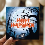 Happy Halloween Greetings Card With Kraft Envelope Card Happy Halloween Greetings Card With Kraft Envelope Card