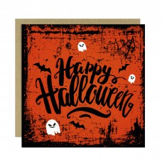 Happy Halloween Card With Kraft Envelope Card For Friend
