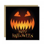 Happy Halloween Card With Pumpkin Halloween Card With Envelope