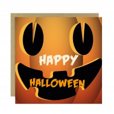 HAPPY HALLOWEEN Card With Pumpkin Halloween Card For Friend
