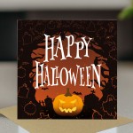Scary HAPPY HALLOWEEN Card For Halloween Card For Daughter Son