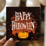 Scary HAPPY HALLOWEEN Card For Halloween Card For Daughter Son