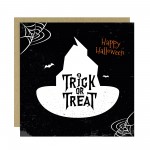 Trick Or Treat Greetings Card With Kraft Envelope Halloween Card Trick Or Treat Greetings Card With Kraft Envelope Halloween Card