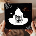 Trick Or Treat Greetings Card With Kraft Envelope Halloween Card Trick Or Treat Greetings Card With Kraft Envelope Halloween Card