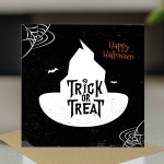Trick Or Treat Greetings Card With Kraft Envelope Halloween Card Trick Or Treat Greetings Card With Kraft Envelope Halloween Card