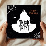 Trick Or Treat Greetings Card With Kraft Envelope Halloween Card Trick Or Treat Greetings Card With Kraft Envelope Halloween Card