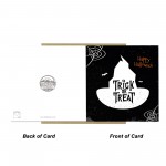 Trick Or Treat Greetings Card With Kraft Envelope Halloween Card Trick Or Treat Greetings Card With Kraft Envelope Halloween Card