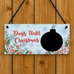 Christmas Countdown Plaque For Kids Children Days Until Christma