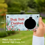 Christmas Countdown Plaque For Kids Children Days Until Christma