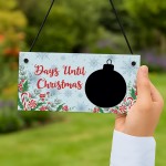 Christmas Countdown Plaque For Kids Children Days Until Christma