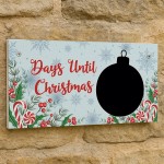 Christmas Countdown Plaque For Kids Children Days Until Christma