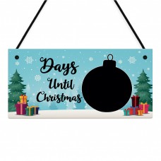 Days Until Christmas Countdown Plaque For Kids Children