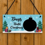 Days Until Christmas Countdown Plaque For Kids Children