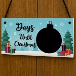 Days Until Christmas Countdown Plaque For Kids Children
