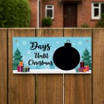 Days Until Christmas Countdown Plaque For Kids Children