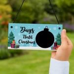 Days Until Christmas Countdown Plaque For Kids Children