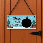 Days Until Christmas Countdown Plaque For Kids Children