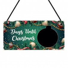 Days Until Christmas Countdown Plaque For Home Kids Children