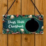 Days Until Christmas Countdown Plaque For Home Kids Children