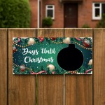 Days Until Christmas Countdown Plaque For Home Kids Children