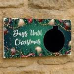 Days Until Christmas Countdown Plaque For Home Kids Children
