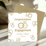 Congratulations On Your Engagement Card Personalised Card