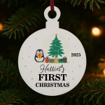 Personalised Any Names First Christmas Decoration Gift For Kids