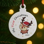 My First Christmas Decoration Personalised Gift For New Baby