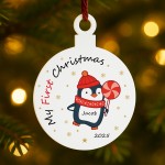 Babys 1st Christmas Decoration Acrylic Bauble Personalised Babys 1st Christmas Decoration Acrylic Bauble Personalised