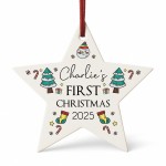 Baby's First Christmas Bauble Personalised Gift For Kids