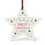 Personalised Baby's First Christmas Bauble Gift Tree Decoration Personalised Baby's First Christmas Bauble Gift Tree Decoration