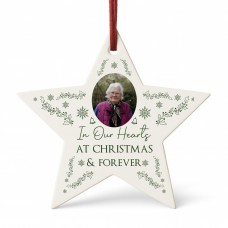 Photo Memorial Bauble Personalised Memorial Christmas Bauble