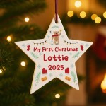 Personalised Baby Boy Baby Girl's 1st Christmas Decoration Personalised Baby Boy Baby Girl's 1st Christmas Decoration