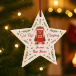 Christmas Bauble For New Home Acrylic Star For Christmas Tree Christmas Bauble For New Home Acrylic Star For Christmas Tree