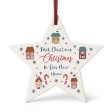 First Christmas In Our New Home Bauble Acrylic Star For Christma