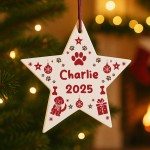 Pet Bauble For Dog Puppy Personalised Christmas Tree Decoration Pet Bauble For Dog Puppy Personalised Christmas Tree Decoration