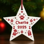 Pet Bauble For Dog Puppy Personalised Christmas Tree Decoration Pet Bauble For Dog Puppy Personalised Christmas Tree Decoration