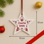 Pet Bauble For Dog Puppy Personalised Christmas Tree Decoration Pet Bauble For Dog Puppy Personalised Christmas Tree Decoration