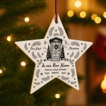 Personalised Our First Christmas In Our New Home Bauble
