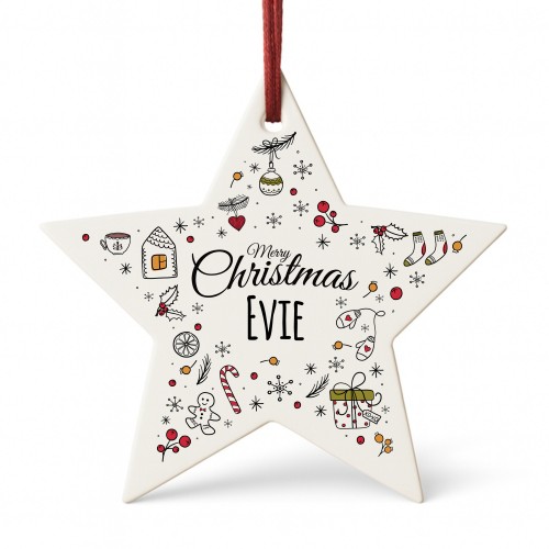 Christmas Bauble For Friend Family Personalised Tree Decoration