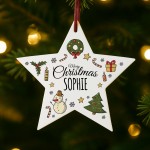 Personalised Christmas Bauble For Friend Family Tree Decorations Personalised Christmas Bauble For Friend Family Tree Decorations