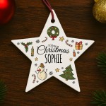Personalised Christmas Bauble For Friend Family Tree Decorations Personalised Christmas Bauble For Friend Family Tree Decorations
