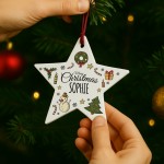 Personalised Christmas Bauble For Friend Family Tree Decorations Personalised Christmas Bauble For Friend Family Tree Decorations