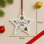 Personalised Christmas Bauble For Friend Family Tree Decorations Personalised Christmas Bauble For Friend Family Tree Decorations