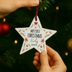 My First Christmas Bauble For Baby Personalised Gift For Kids My First Christmas Bauble For Baby Personalised Gift For Kids