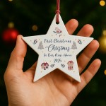 First Christmas In Our New Home Bauble Personalised Acrylic Star First Christmas In Our New Home Bauble Personalised Acrylic Star