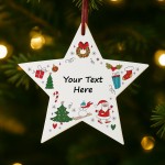 Christmas Decoration For Friend Family Personalised Bauble Christmas Decoration For Friend Family Personalised Bauble