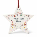 Christmas Tree Bauble For Friend Family Personalised Decoration Christmas Tree Bauble For Friend Family Personalised Decoration