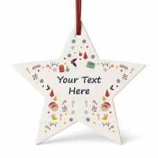 Christmas Tree Bauble For Friend Family Personalised Decoration